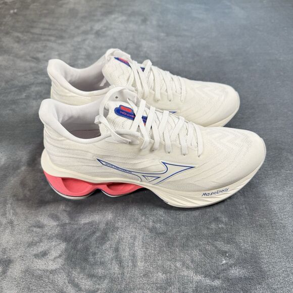 Mizuno Women's Wave Creation 25 Running Shoes White Pearl Blue Size 8.5 NIB - Picture 8 of 14